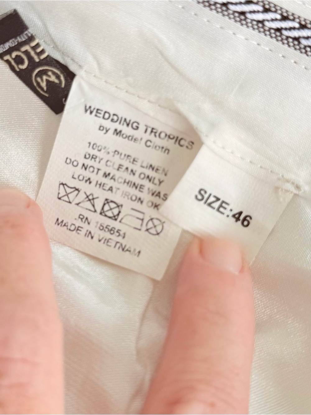 100% Lined Linen Suit - Picture 4 of 16